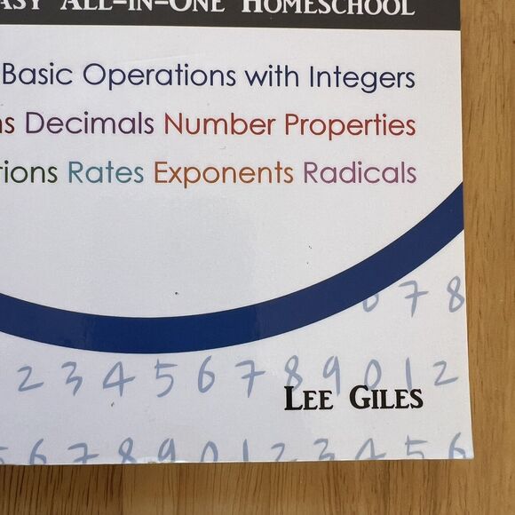 Easy Peasy EP Math 5 6 Parent Guide Lee Giles Homeschool Curriculum Paperback - Picture 3 of 8